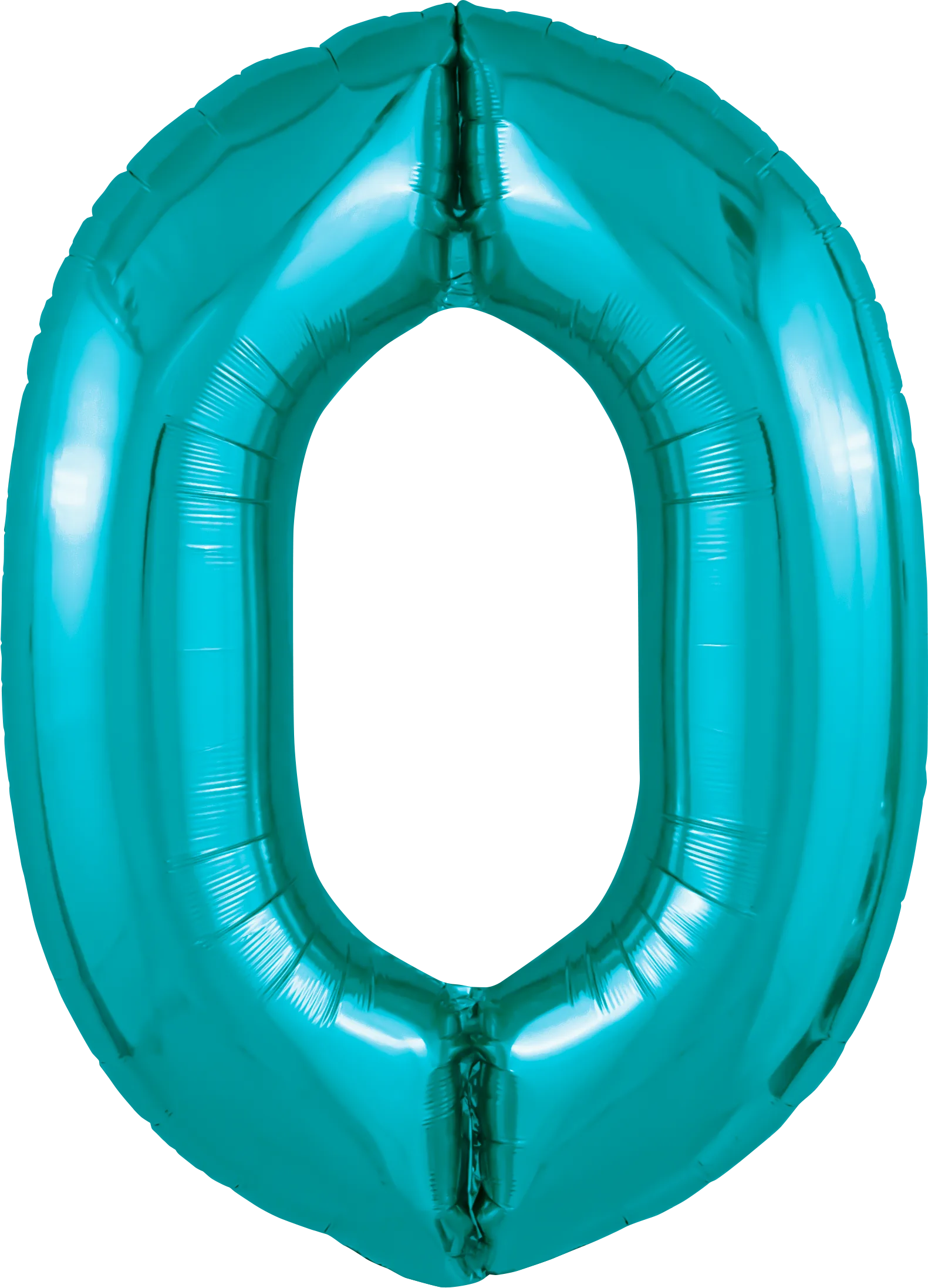 Р 40"/102см Цифра "0" Slim, Океан / 1 шт / (Россия)