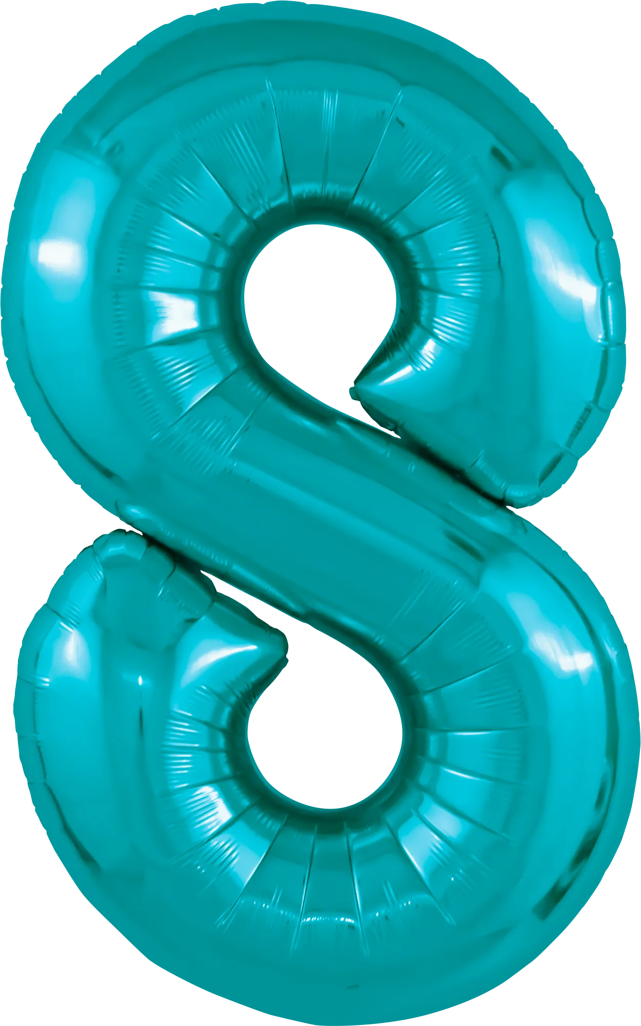 Р 40"/102см Цифра "8" Slim, Океан / 1 шт / (Россия)