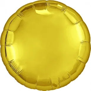 Р 30''/76 см Круг, Золото, в упаковке 1 шт. (Россия)
