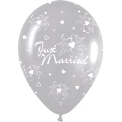 S 12  Молодожены ( Серебро),  Перламутр/ 100 шт. / (Колумбия)