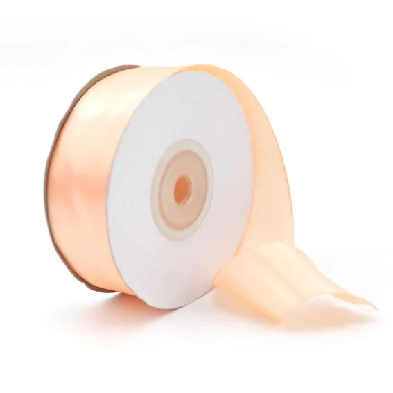 Лента Атлас Персик 1/ 50 мм * 22,85 м (Китай)