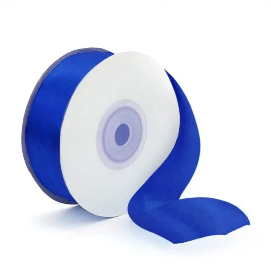 Лента Атлас Темно-синий/ 12 мм * 22,85 м (Китай)