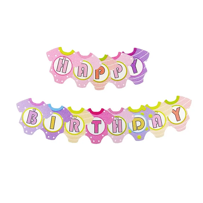 Гирлянда 3 м. "С Днем рождения, малышка!"/ 1 шт./(Китай)