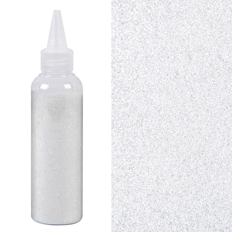 Глиттер Белый, 80 гр., в банке (Китай)