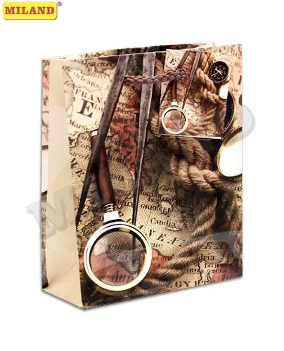 Пакет подарочный Морское путешествие (S) 12 х 15 х 9