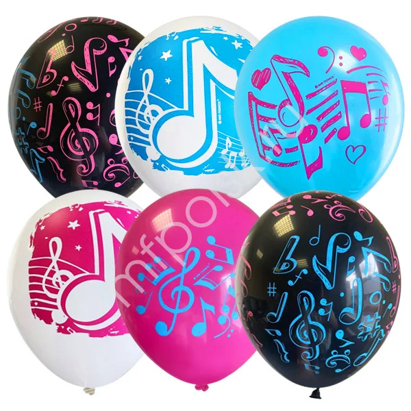 М 12"/30см Ноты / 25 шт./ (Мексика)