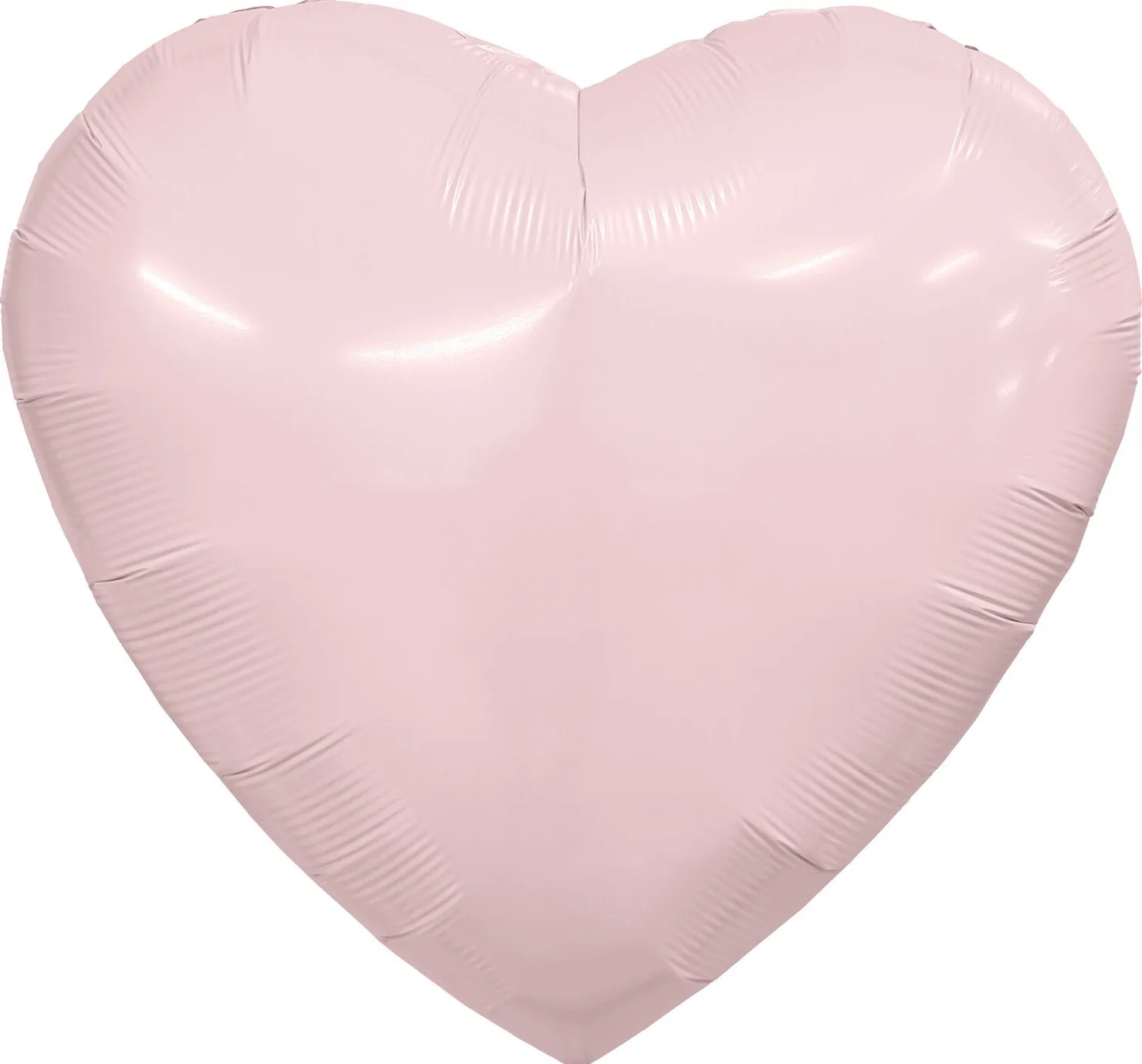 Р 36''/91 см Сердце, Пыльная роза, в упаковке 1 шт. (Россия)