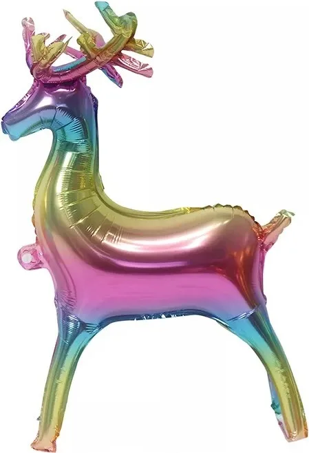 F 48"/ 122 см 3D Олень, Радужный, Градиент, 1 шт. (Китай) только под воздух