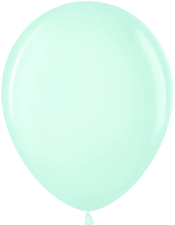 ВВ 12"/30см Светлая мята (970), макарунс, 100 шт.(Малайзия)