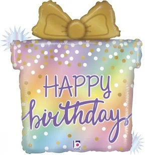 G 27"/68 см Подарок на День Рождения, Голография, 1 шт.  (Италия)