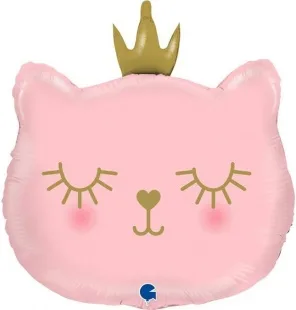 G 26''/66 см Котенок Принцесса, Розовый, 1 шт.  (Италия)