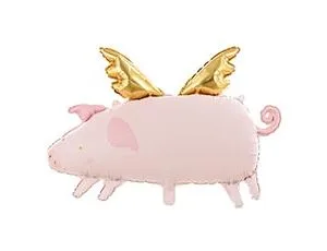 К 28"/70 см Свинка с крыльями/(Китай)