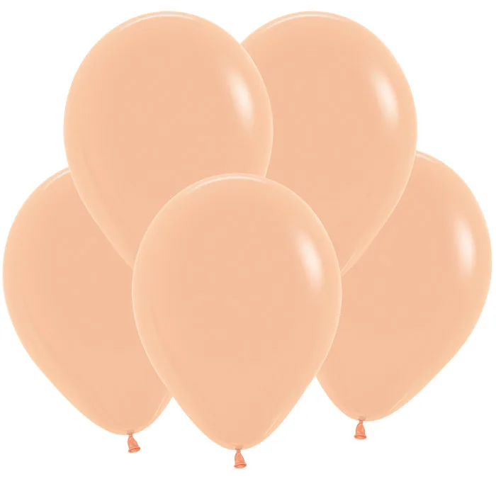 S Пастель 5"/13см Персик / Peach / 100 шт. / (Колумбия)