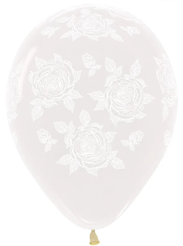 S 5  Элегантная роза ( Прозрачный),  Кристал/ 100 шт. / (Колумбия)