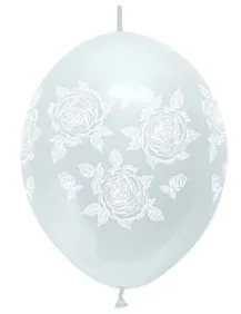 S 12  Элегантная роза Линколун , Перламутр Белый / 25 шт. / (Колумбия)
