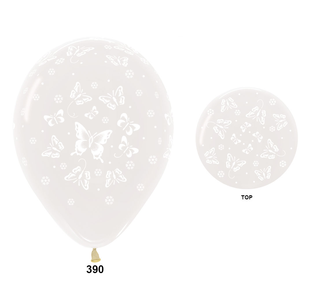 S 5  Бабочки 2  ( Прозрачный),  Кристал/ 100 шт. / (Колумбия)
