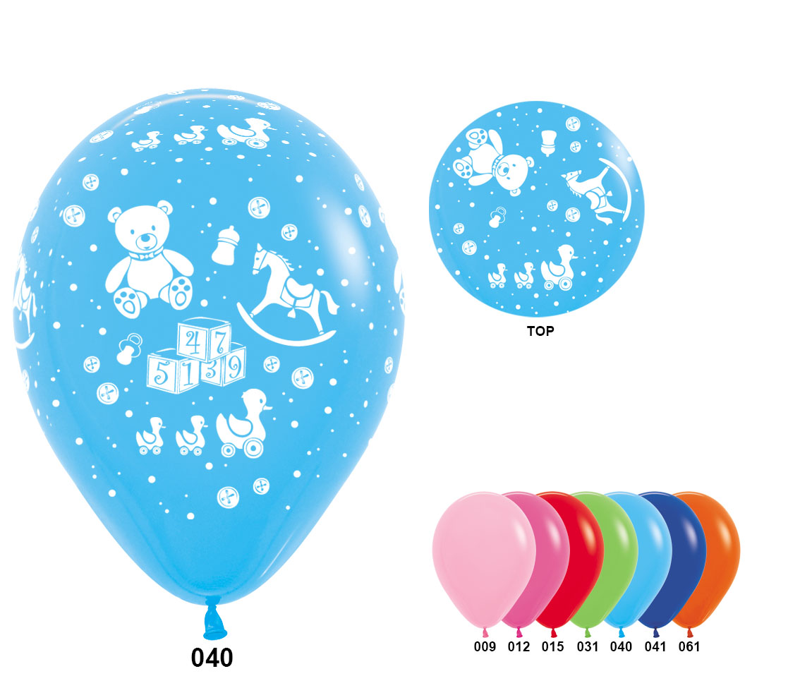 S 12 Новорождённый, Ассорти Пастель/ 100 шт. / (Колумбия)