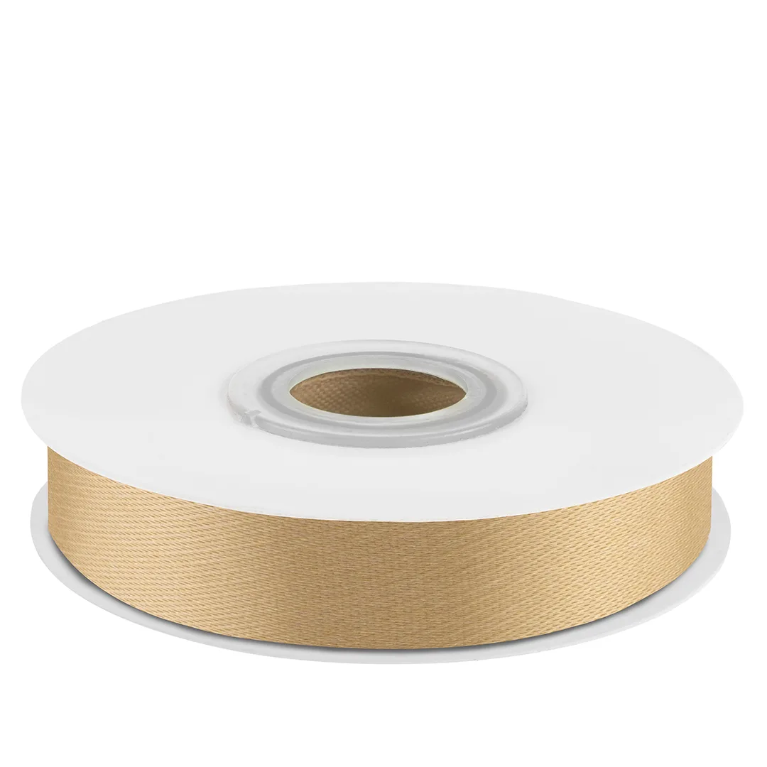 Лента атласная (1,2 см*22,85 м) Золото, 1 шт.