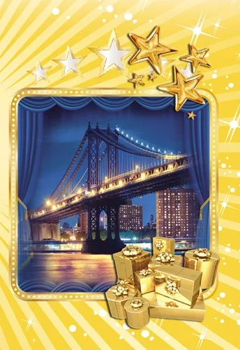 Мини открытка Мост  112х83  (20 шт.)