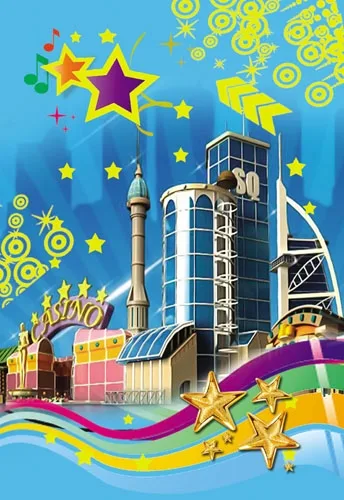 Мини открытка Казино 112х83  (20 шт.)