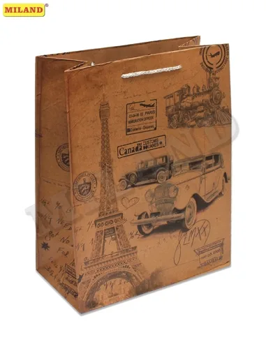 Пакет подарочный Париж (L-Kraft) 26 х 33 х 14
