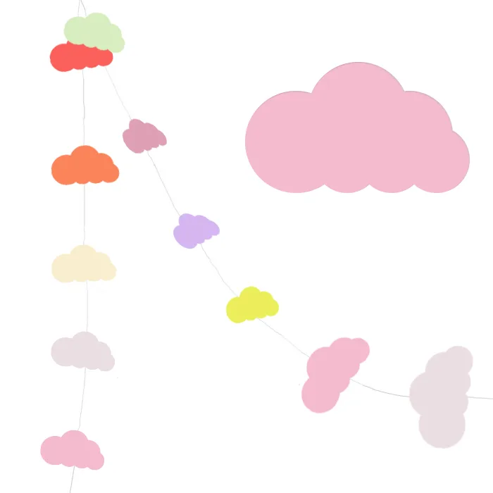 Гирлянда "Облака Микс" 1,5м