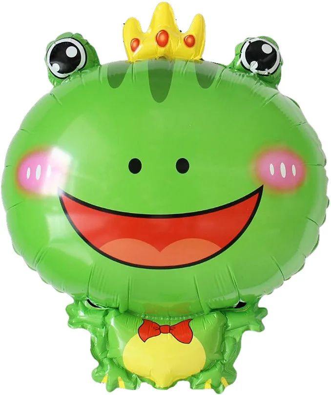 F 23"/58см Лягушонок в короне, 1 шт. (Китай)