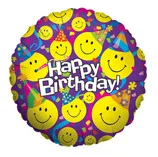 В 36 Улыбки С днём рождения /Smiley Party / 1 шт / (США)