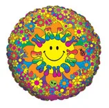 В 18 Улыбка в цветах С днем рождения / Smiley Birthday / 1 шт / (США)