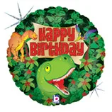 В 18 Динозаврик С днем рождения /  Dinozaur Birthday / 1 шт / (США)