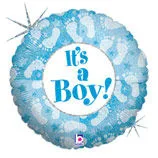 В 18 Это Мальчик Следы Голография/ Boy/ 1 шт / (США)