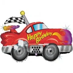 B 34 Машина С днём рождения Фигура / Car / 1 шт / (США)