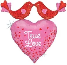 В 34 Влюблённые птички Настоящая любовь Голография / Love Birds - True Love / 1 шт / (США)