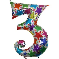 G 40"/102см Цифра "3" Дизайнерская  / Three / 1 шт / (Италия)