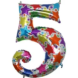 G 40"/102см Цифра "5" Дизайнерская / Five / 1 шт / (Италия)