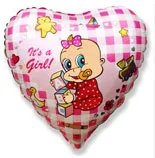 И 18 Сердце Это девочка / Girl / 1 шт / (Испания)