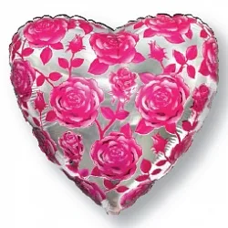 И 18 Сердце Розы (фуксия) / Poses / 1 шт / (Испания)