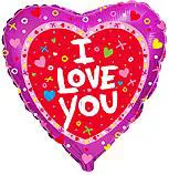 И 18 Сердце Я тебя люблю Сердечки и крестики / Love shine / 1 шт / (Испания)