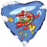 И 18 Сердце Вертолёт / Helicopter / 1 шт / (Испания)