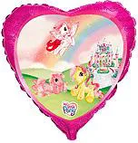 И 18 Сердце Моя маленькая лошадка Замок / My little pony / 1 шт / (Испания)