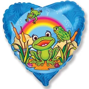 И 18 Сердце Счастливый лягушонок / Happy frog / 1 шт / (Испания)