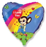 И 9 Мини Сердце Мышонок любовь / Love migghty / 1 шт / (Испания)