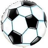 И 18"/46см Круг Футбольный мяч (черный) / Soccer Ball / 1 шт / (Испания)
