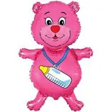 И 32 Медвежонок девочка (фуксия) / Bear girl / 1 шт / (Испания)