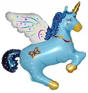 И 29 Единорог (синий) / Unicorn / 1 шт / (Испания)