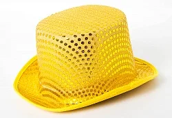Шляпа "Золотая", блестящая