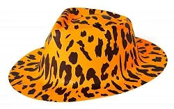 Шляпа "Леопард" Оранжевая