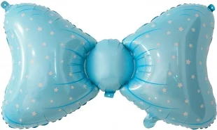 F 36"/91 Бант, Голубой,1 шт. (Китай)