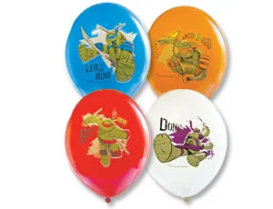 В 14"/36см Черепашки -Ниндзя, 25 шт.(Бельгия)