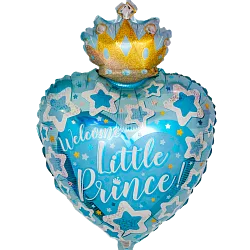 С 19"/48см Сердце, С Днем рождения, Маленький принц, 1 шт. (США)
